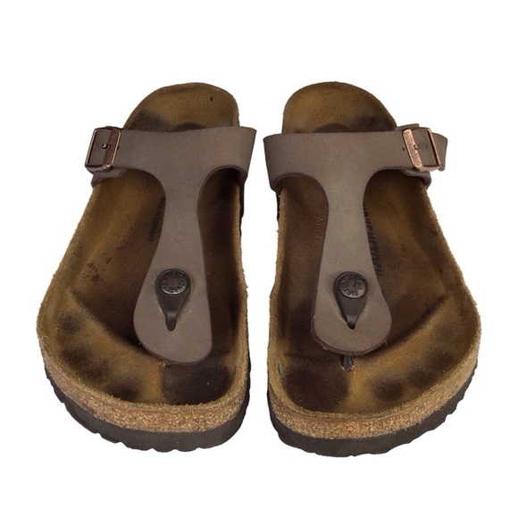 Birkenstock Gizeh Sandal in Mocha Size 7. - Picture 1 of 12
